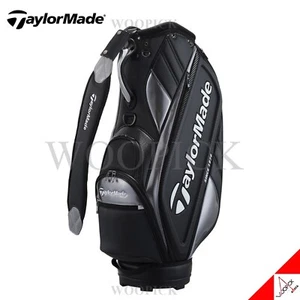 TaylorMade 2024 PRIME Cart Caddie Bag 9.5" 5Way Max 47" Club PU PE New -Black - Picture 1 of 5