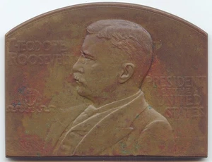 1907 Theodore Roosevelt Medal, US Mint, Designed by Charles Barber & Morgan - Picture 1 of 2