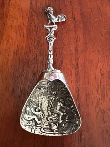 Antike  Silber 800 Tea Caddy - Bild 1 von 4