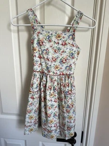 Ralph Lauren Girl’s Floral Dress With Pockets 6x - Picture 1 of 5