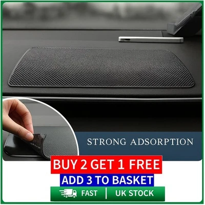 Car Dashboard Mat Rubber Mount Holder Non-Slip Phone Stand Anti Slip Keys Pad-UK - Image 1 of 4