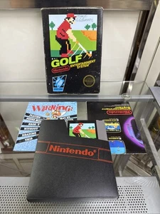 oval seal golf komplett in box nintendo nes spiel - Bild 1 von 8