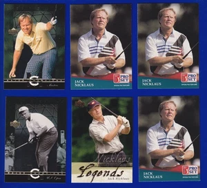 6 JACK NICKLAUS LOT 2002-2003 UPPER DECK #50 & MC-12 1991 PROSET #229 NM-MINT - Picture 1 of 2