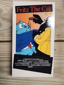 Fritz The Cat (VHS) RARE Robert R. Crumb Warner Home Video 1988 - Imagen 1 de 10