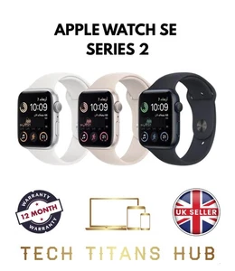 APPLE Watch SE 2nd Gen 40mm 44mm With Sports Band PRISTINE A+++ GPS VERSION - Picture 1 of 4
