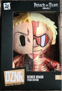 YuMe ATTACK ON TITAN 7in DZNR Collectible Plush REINER BRAUN Titan Edition - Picture 1 of 4