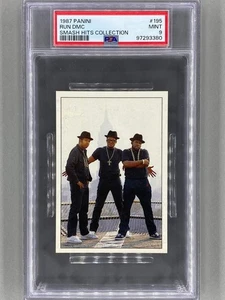 1987 Panini #195 Run DMC Smash Hits Collection PSA 9 Pop 2 (Music) - Picture 1 of 3