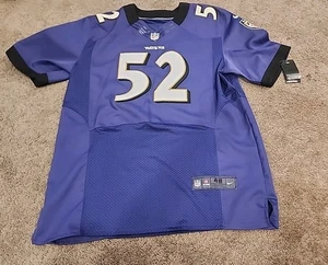 Nike Baltimore Ravens Purple NFL On Field #52 Ray Lewis Jersey Men's Size 48 - Picture 1 of 7