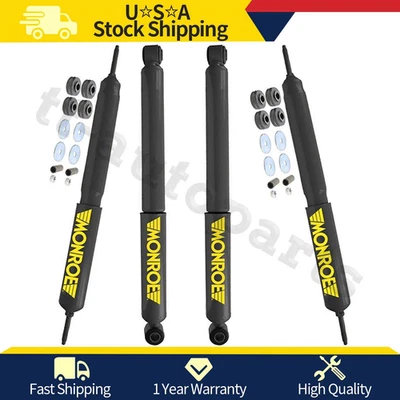 Kit de 4 amortiguadores delanteros traseros Monroe para International Harvester 8100 1990-2003 Foto 1 de 4