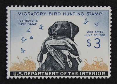 CKStamps: US Federal Duck Stamps Collection Scott#RW26 $3 Unused NG - Image 1 of 2