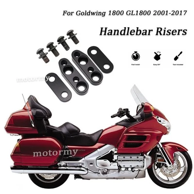 Adaptador elevador de manillar ajustable apto para Honda Goldwing 1800 GL1800 2001-2017 Foto 1 de 4