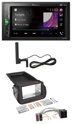 Pioneer MP3 DAB AUX 2DIN Bluetooth Autoradio für Citroen Nemo Fiat Fiorino Peuge - Bild 1 von 4