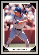 1991 Leaf Gregg Jefferies Baseball Cards #465