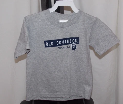 New NCAA OLD DOMINION MONARCHS Child Baby Toddler 3T SOFFE S/S TEE Silver Gray Cover