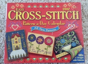 Easy Cross Stitch Pattern A Day 2007 Calendar - Picture 1 of 5
