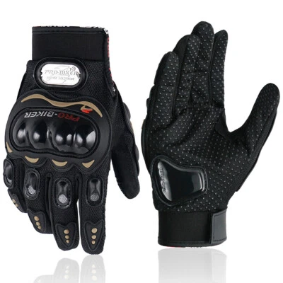 Guantes de dedo completo para motocicleta para hombres mujeres BMX ATV MTB conducción carretera carreras guante Foto 1 de 4