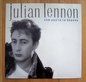 12" w/PICTURE COVER IMPORT "NOW YOU'RE IN HEAVEN" JULIAN LENNON 1989 John's son - Picture 1 of 4