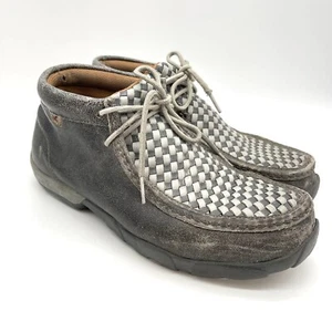 Scarpe mocassini da guida Twisted X Woven Top stivali chukka taglia 9W MDM0073 - Foto 1 di 11