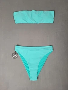 Mooncore Bikini Set Womens Two Piece Strapless Swimsuit Medium - Picture 1 of 5