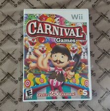 Carnival Games (Nintendo Wii, 2007)-With Manual- Very Good Condition 
