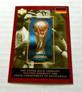 SALUTES GERMANY Chase Card 1994 Upper Deck World Cup Soccer Contenders  - Picture 1 of 1