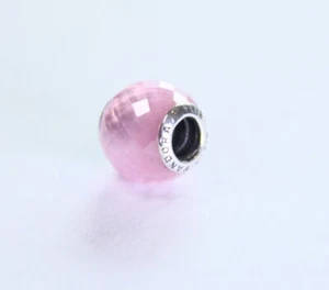 Original Pandora Charm Rosa Zierliche Facetten - Retired 791499PCZ - Bild 1 von 2