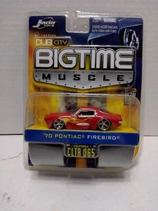 Jada Toys “Bigtime Muscle” 1970 Pontiac Firebird ~Red ~Flames (1:64 Scale)~H1 - Picture 1 of 1