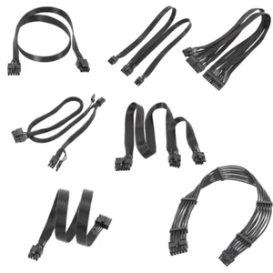 Cable de fuente de alimentación modular 24P/12P/10Pin a 6+2Pin/CPU 8Pin/12VHPWR para ¡Silencio! - Imagen 1 de 15