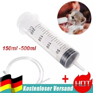 100ml-500ml Einwegspritzen Liquidspritzen Kapazität Einlaufpumpöl mit Schlauch - Picture 1 of 14