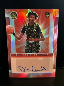 2021 Super Glow DAIMION COLLINS Auto Autograph # /50 - Kentucky Wildcats - Picture 1 of 2