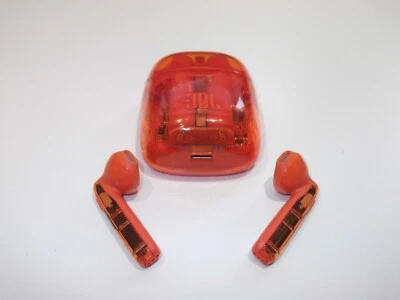 Rare JBL Tune 225 TWS True Wireless In-Ear Headphones Earbuds  Ghost Orange - Image 1 of 4