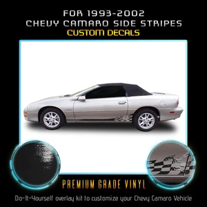 For 1993-2002 Camaro Side Racing Stripes Graphic Decal Overlay - Glossy Vinyl - Bild 1 von 21