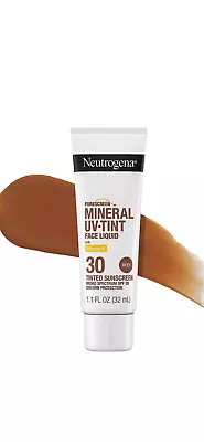 NEW Neutrogena Purescreen+ Tinted Sunscreen for Face with SPF 30, Deep 1.1 Oz - Image 1 of 2