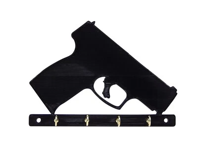 Taurus G3C 9mm Gun Handgun Key Rack Holder Hanger Entryway Wall Organization - Image 1 of 4