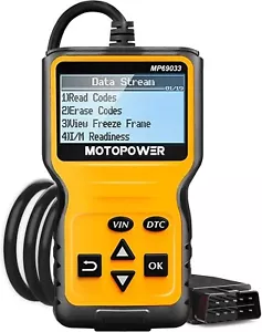 OBD2 Scanner Code Leser für Auto - Motor Fehler Code Leser MOTOPOWER MP69033 - Bild 1 von 8