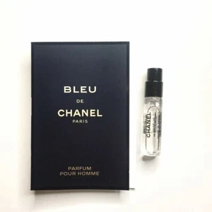 Bleu de Chanel .05 oz / 1.5 ml Parfum Card Vial NEW - Picture 1 of 4