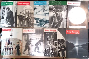 LOT OF 9 1968 - 1970 The Army Reserve Magazine Books GOOD CONDITION - Picture 1 of 19