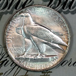 * 1935-P * SOLID+ GEM BU MS CONNECTICUT COMMEMORATIVE HALF-DOLLAR * - Picture 1 of 3