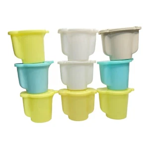 Contenedor vintage de azúcar o crema Tupperware doble tapa abatible elección EE. UU. - Imagen 1 de 100