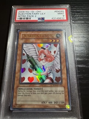 2009 YuGiOh RP02-EN065 Injection Fairy Lily PSA 9 - OG Retro Pack 2 - Image 1 of 3
