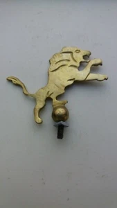 PHILLIPS Lion Bicycle Motorbike Front Mudguard Emblem Badge Brass - Picture 1 of 5