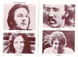 ORIG. 1970 FILLMORE EAST Program featuring ERIC CLAPTON, Bobby Whitlock, etc. - Picture 1 of 4