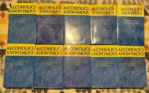 LOT OF 10 Books: Alcoholics Anonymous Hardcover 4th Edition - Picture 1 of 2