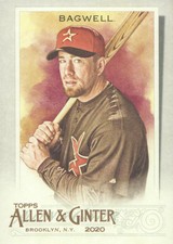 2020 Topps Allen & Ginter Baseball #8 Jeff Bagwell