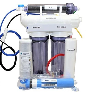 Reverse Osmosis Deionization DI System 4 Stage 80 GPD Aquarium Water Filter Reef - Picture 1 of 6