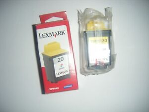 Official Lexmark 20 Tri-Color Ink Cartridge 15M0120 Genuine Factory Sealed