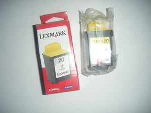 Official Lexmark 20 Tri-Color Ink Cartridge 15M0120 Genuine Factory Sealed - Picture 1 of 3