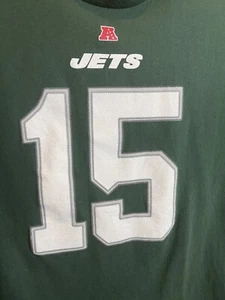 Camiseta deportiva de fútbol americano vintage de la marca NFL Tim Tebow # 15 New York Jets para hombre grande - Imagen 1 de 7