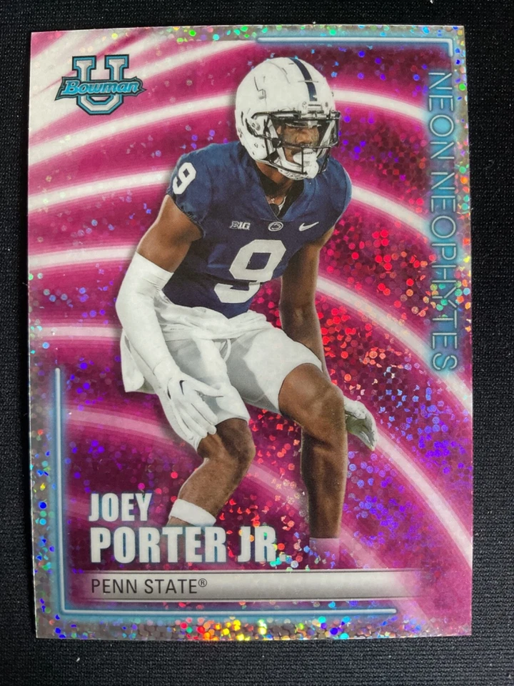 Joey Porter Jr. 2022 Bowman’s Best Neon Neophytes Speckle RC Card #NN-16 - Image 1 of 1