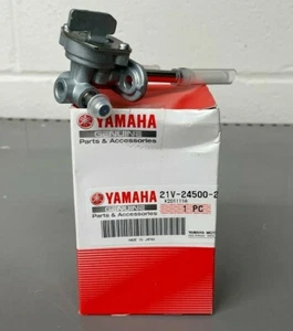 YAMAHA V-STAR XVS 650 1998-2004 VÁLVULA DE COMBUSTIBLE GENUINA PETCOCK 21V-24500-20-00 NUEVO - Imagen 1 de 5